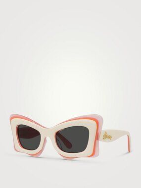 NWT LOEWE SUNGLASSES WHITE PINK WOMEN EYEWEAR LOEWE